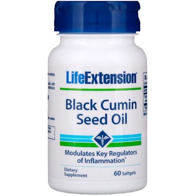 Масло черного тмина, Life Extension, 60 капсул, , LEX-17096, Life Extension, Черный тмин