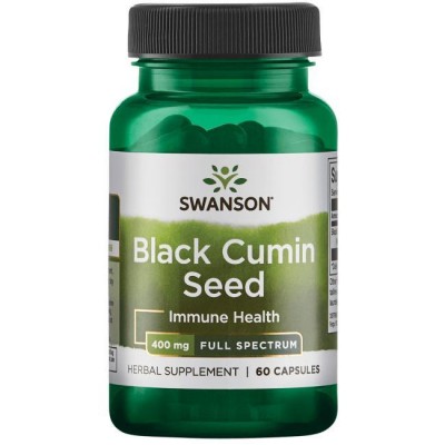 Семена черного тмина, Swanson, Black Cumin Seed, 400 мг, 60 капсул, , SW1361, Swanson, Черный тмин