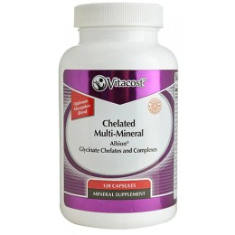 Хелатные мультиминералы, Vitacost, Chelated Multimineral - Albion® Chelates and Complexes, 120 капсул