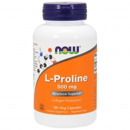 L-Пролин, Now Foods, 500 мг, 120 капсул