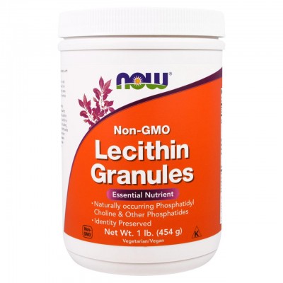 Лецитин в гранулах, Now Foods, 454 грамма, , NOW-02260, Now Foods, Лецитин