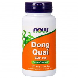 Дягиль лекарственный (Донг Ква), Dong Quai, Now Foods, 520 мг, 100 капсул