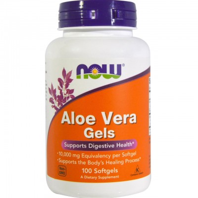 Алоэ вера (Aloe Vera), Now Foods, 100 капсул, , NOW-03036, Now Foods, Алоэ Вера Aloe Vera