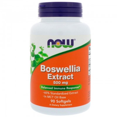 Босвелия (Boswellia), Now Foods, экстракт, 500 мг, 90 капсул, , NOW-04936, Now Foods, Босвеллия