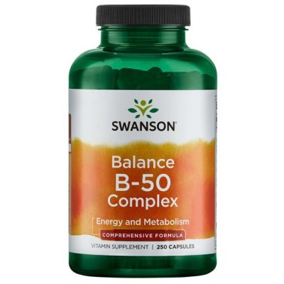 Комплекс витаминов группы B, В-50, Swanson, 250 капсул, , SW058, Swanson, В-комплексы