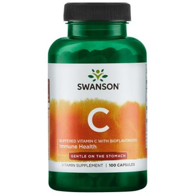 Витамин С с цитрусовыми биофлавоноидами, Swanson, 100 капсул, , SW944, Swanson, Витамин С (Аскорбиновая кислота)