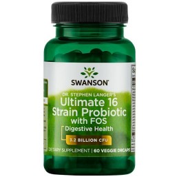 Пробиотики для взрослых 16 штаммов, Swanson, 60 капсул