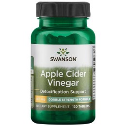 Яблочный уксус, для похудения, Apple Cider Vinegar, Swanson, 200 мг, 120 таблеток