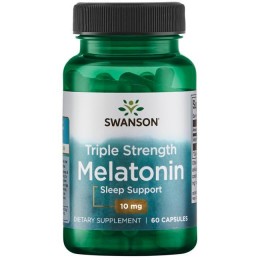 Мелатонин для улучшения сна, Melatonin, Swanson, 10 мг, 60 капсул
