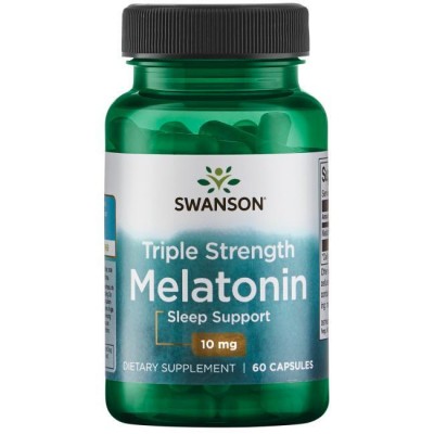Мелатонин для улучшения сна, Melatonin, Swanson, 10 мг, 60 капсул, , SWU305, Swanson, Мелатонин гормон сна