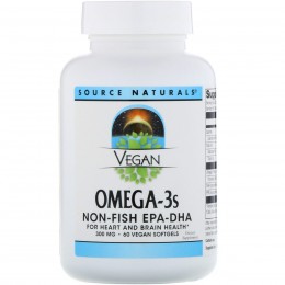 Омега-3, Source Naturals, 300 мг, 60 капсул
