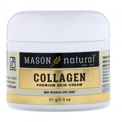 Крем для лица с коллагеном, Mason Vitamins, Collagen Beauty Cream, 57 грамм, , MAV-14757, Mason Vitamins, Кремы