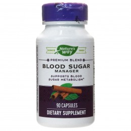 Комплекс для понижения сахара в крови, Blood Sugar, Nature's Way, 90 капсул