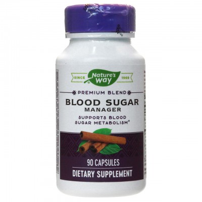 Комплекс для понижения сахара в крови, Blood Sugar, Nature's Way, 90 капсул, , NWY-79200, Nature's way, Витамины для диабетиков