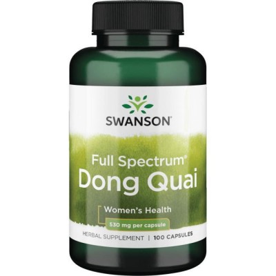 Дягиль, Dong Quai, Swanson, 530 мг, 100 капсул, , SW533, Swanson, Донг Ква