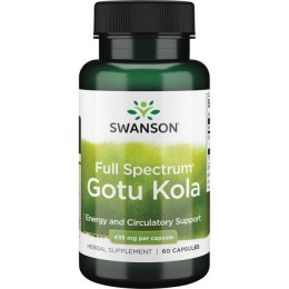 Готу Кола, Gotu Kola, Swanson, 435 мг, 60 капсул