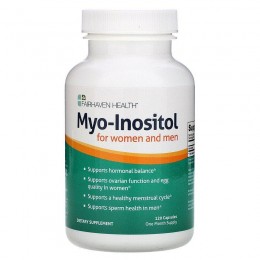 Мио-инозитол для женщин Myo Inositol Fairhaven Health, 120 капсул