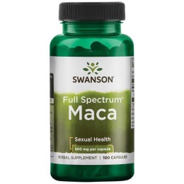 Мака для репродуктивной системы, Maca, Swanson, 500 мг, 100 капсул