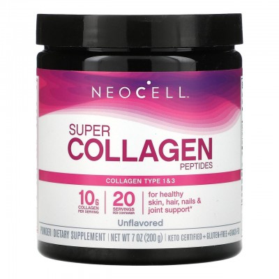 Коллаген 1 и 3 типа, Collagen, Neocell, 200 г, , NEL-01986, Neocell, Коллаген