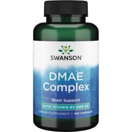 ДМАЭ диметилэтанол, Dmae, Swanson, 130 мг, 100 капсул