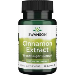 Экстракт корицы, Swanson, 250 мг, 90 капсул