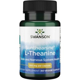 L-Теанин, Suntheanine L-Theanine, Swanson, 100 мг, 60 капсул