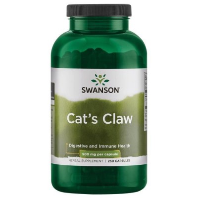 Кошачий коготь, Cat's Claw, Swanson, 500 мг, 250 капсул, , SW757, Swanson, Кошачий Коготь Уна Де Гато