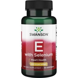 Витамин Е и Селен, антиоксидант, Swanson, 90 капсул