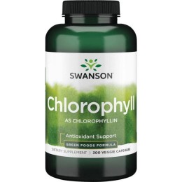 Хлорофилл с люцерной, Chlorophyll, Swanson, 300 капсул