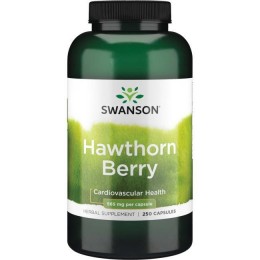Боярышник Hawthorn Berries Swanson, 565 мг, 250 капсул