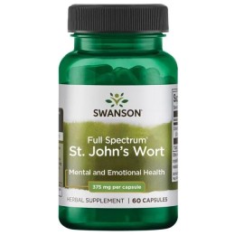 Зверобой, St. John's Wort, Swanson, 375 мг, 60 капсул