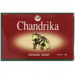 Сандаловое мыло, Sandal Soap, Chandrika, 75 г, скидка
