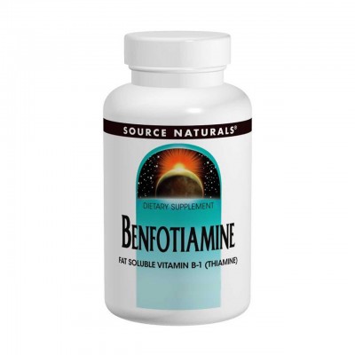 Бенфотиамин Витамин B1, Source Naturals, 150 мг 60 таблеток, , SNS-01906, Source Naturals, Витамин В-1 (Тиамин)