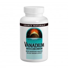 Хром и ванадий, Source Naturals, 90 таблеток, скидка