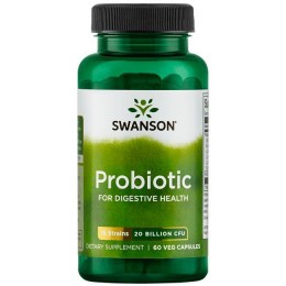 Пробиотики для пищеварения, Probiotic for Digestive Health, Swanson, 60 капсул, скидка