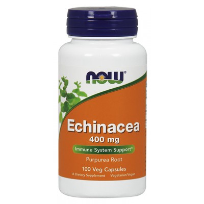 Эхинацея Echinacea Purpurea, Now Foods, 400 мг, 100 капсул, скидка, , NOW-04660-sale, Now Foods, Акции!