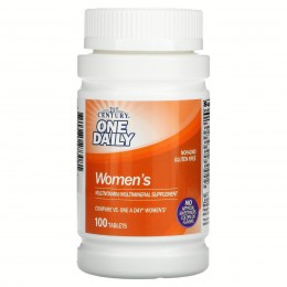 Комплекс витамин и минералов для женщин Одна таблетка в День, One Daily, 21st Century, 100 таблеток