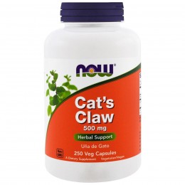 Кошачий коготь, витамины для репродуктивной системы, Now Foods, 500 мг, 250 капсул, скидка