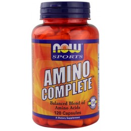 Аминокислоты полный комплекс, Now Foods, Amino Complete, 120 капсул