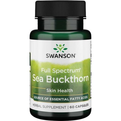 Облепиха, Swanson, Sea Buckthorn, 400 мг, 60 капсул, скидка, , SW1271-sale, Swanson, Недорогие витамины и бады cо скидкой  | Акции!