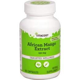 Африканское манго, экстракт, Vitacost, African Mango Extract, 150 мг, 60 капсул, скидка