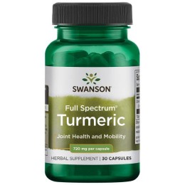 Куркума, Turmeric, Swanson, 720 мг, 30 капсул, скидка